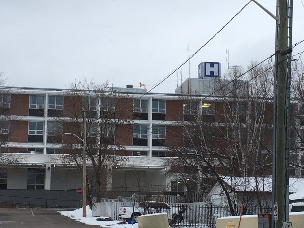 Lake of the Woods Hospital doing blood work