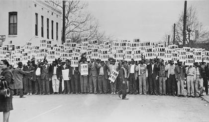 Now open! “I AM A MAN: Photographs of the Civil Rights Movement, 1960–1970,”