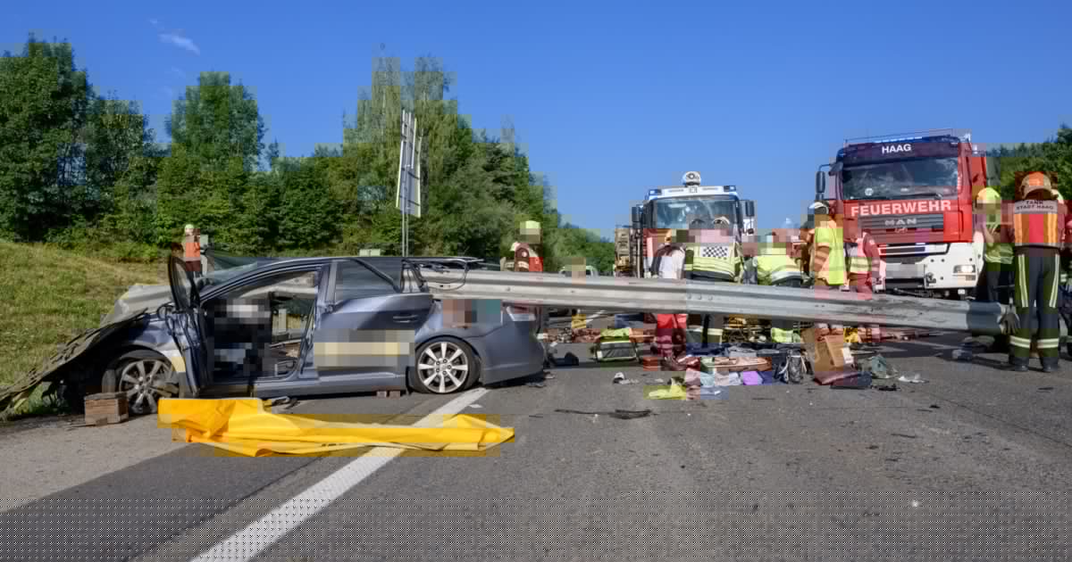 Tragisches Unglück - Drittes Todesopfer nach schwerem Unfall auf A1
