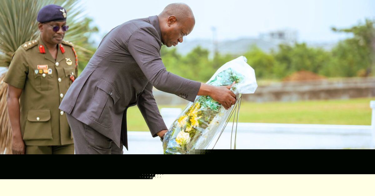 Photos: Gabon President pays tribute to Rawlings, hails his enduring legacy