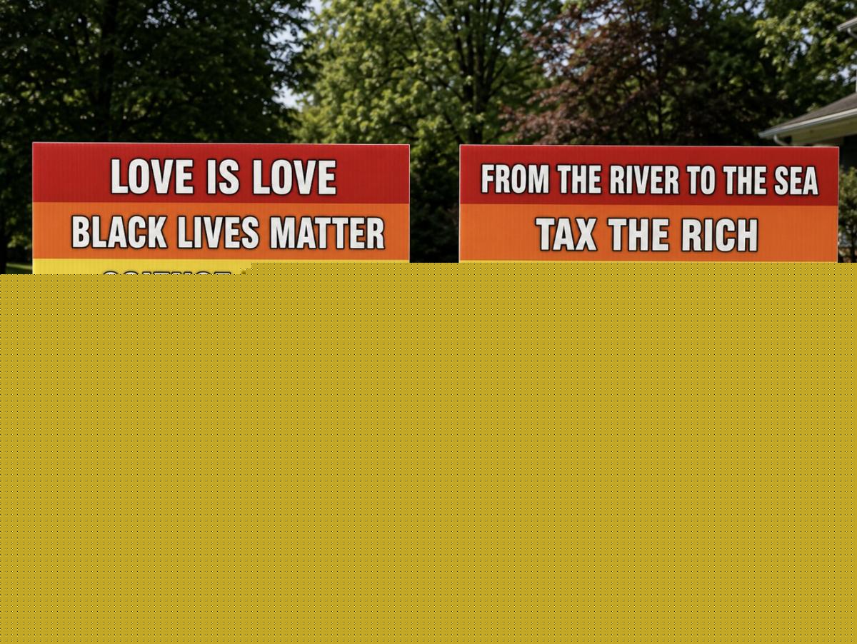 Yard sign makeover