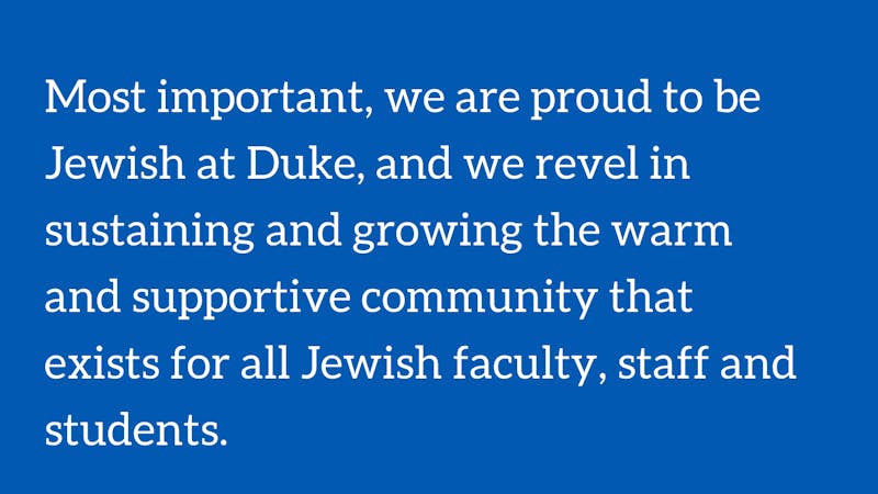 Open letter from Jewish faculty members at Duke University