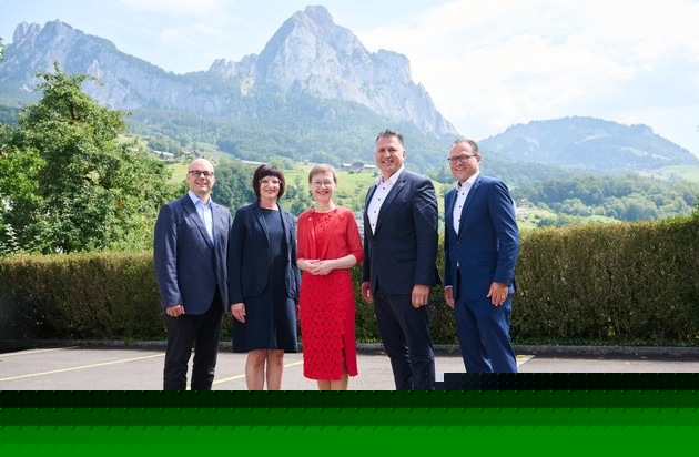 Regierungschefin Brigitte Haas als Festrednerin an der Bundesfeier in Schwyz