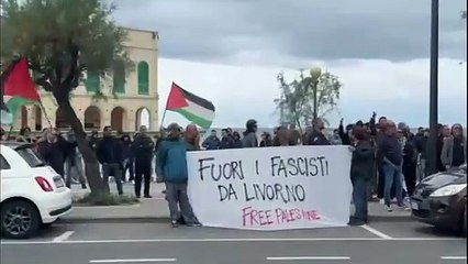 Livorno, contestazioni della sinistra all'evento con Vannacci "Re migration Summit"