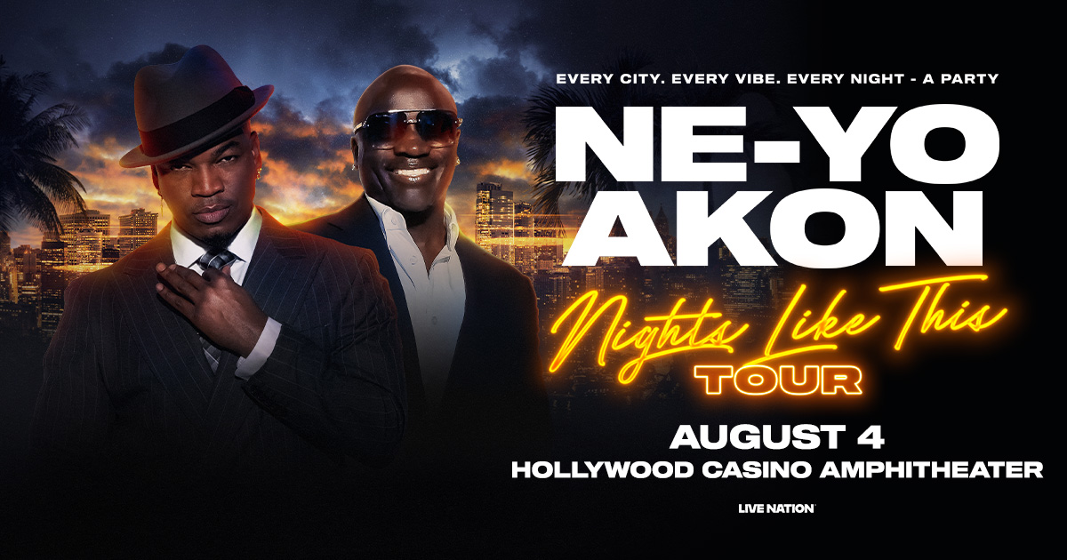NE-YO and AKON @ Hollywood Casino Amphitheater