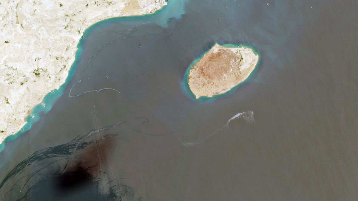 Iran-Krieg: Satellitenbilder zeigen Ausmaß der Ölverschmutzung in der Straße von Hormus