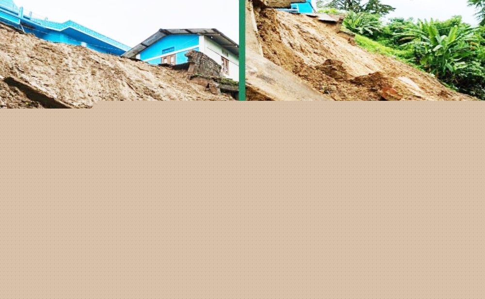 Landslide damages church in Old Tssori