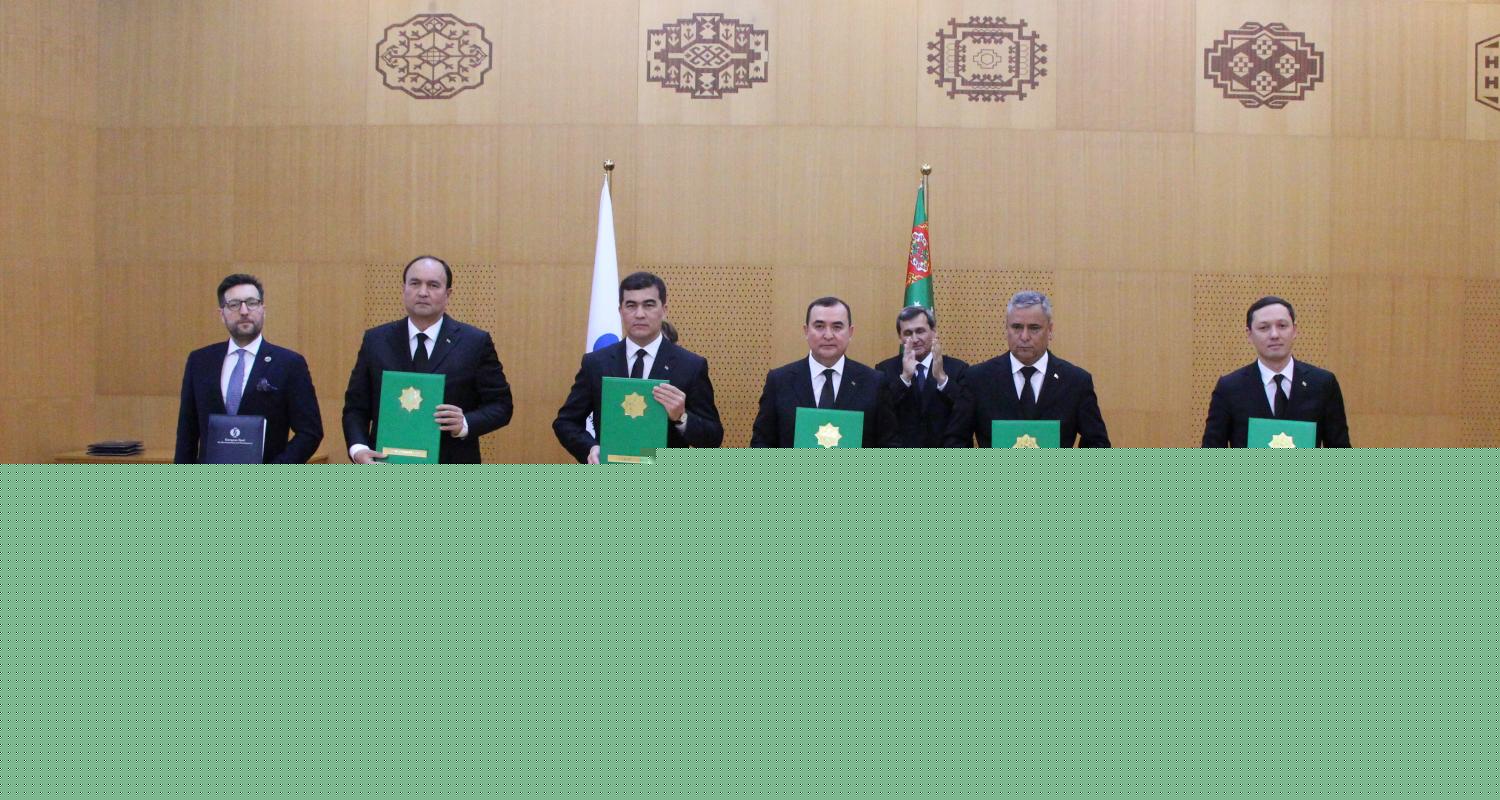 Turkmenistan, EBRD sign five cooperation memorandums