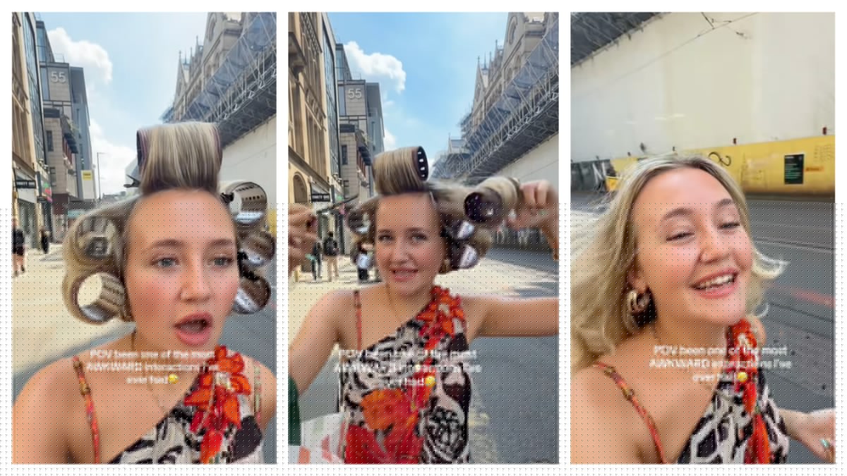 Manchester Woman Asks Stranger to Film Her While She Removes Her Hair Rollers. He Says, ‘I’ve Got a Girlfriend.’: ‘I Prefer Girls With Straight Hair’