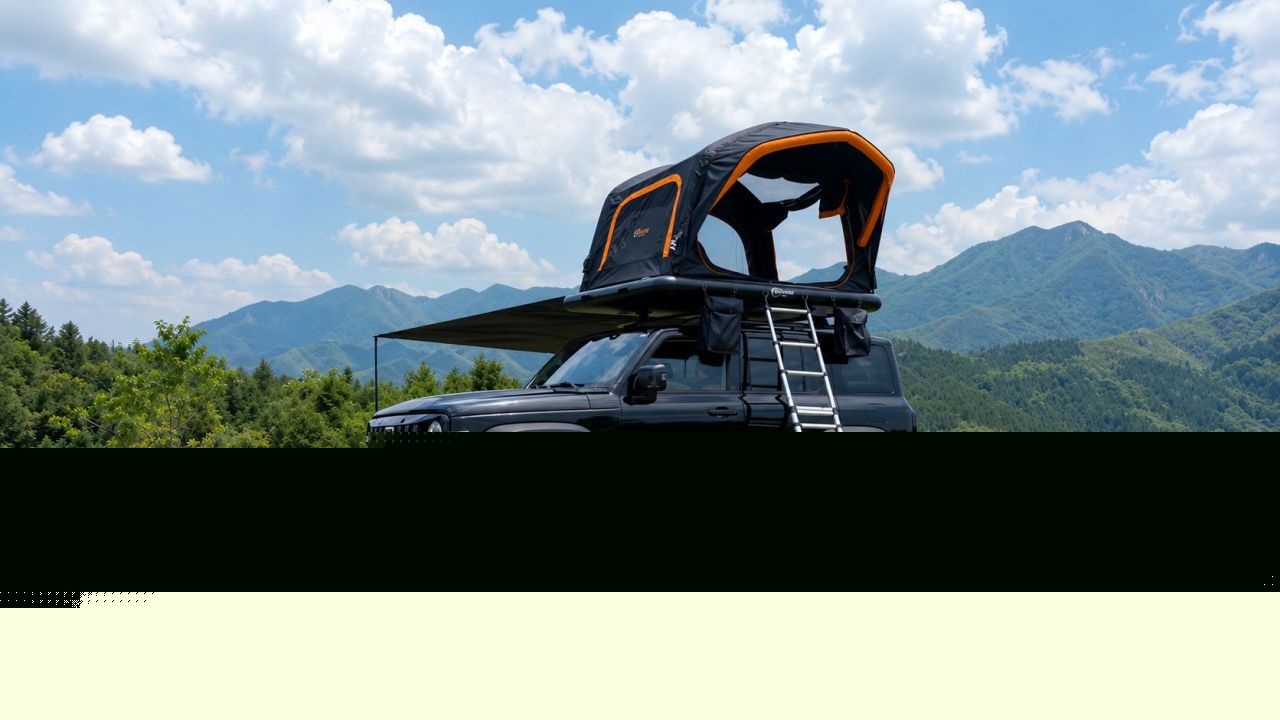 Nomis One Inflatable Rooftop Tent Sets up in Just 10 Minutes