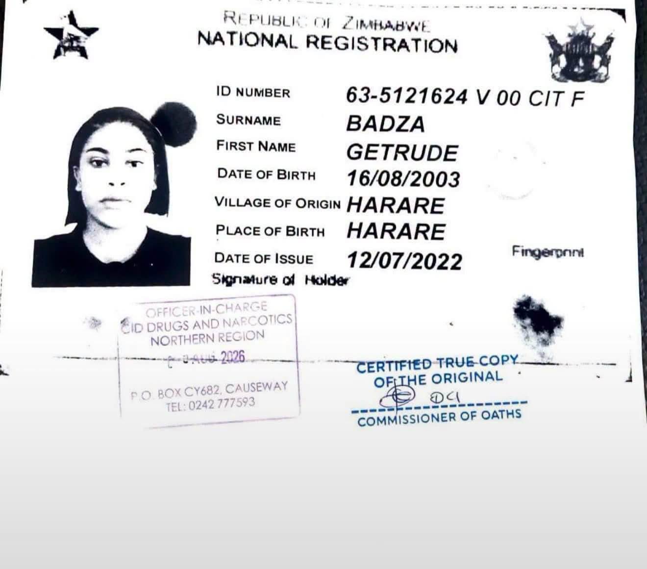 Mnangagwa’s Daughter in law’s Woes Deepen as Police Allege She Used Two IDs, Remains in Custody Awaiting Bail Ruling