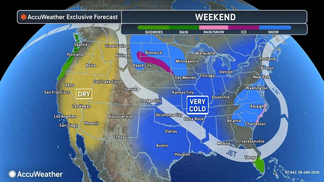 Massive Coastal Storm Forecast to Strike East Coast as Death Toll From Winter Storm Fern Reaches 108