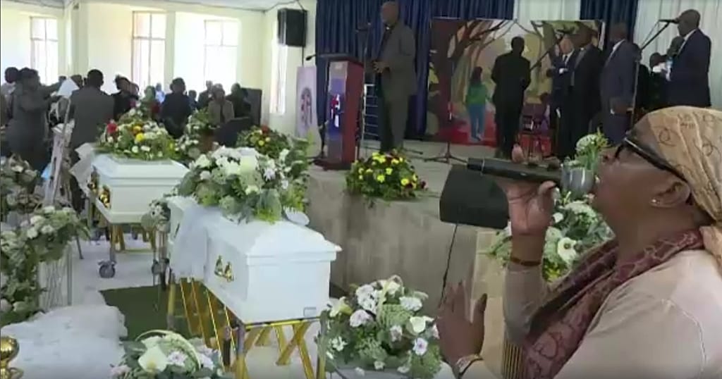 Thousands attend funeral for Zimbabwe family murdered in Britain