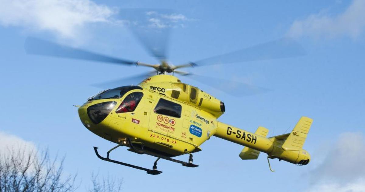 Crash closes main road near York – air ambulance and police called to scene