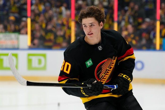 Canucks prospect Braeden Cootes at Team Canada world junior camp: ‘I want to be a leader’