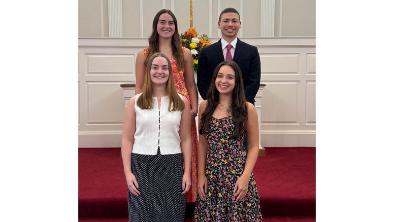 Franklin Baptist Church awards 2025 scholarships