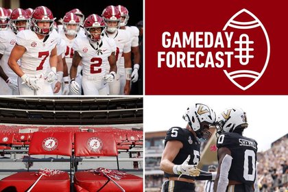 Alabama vs Vanderbilt Gameday Weather and Temp Guide