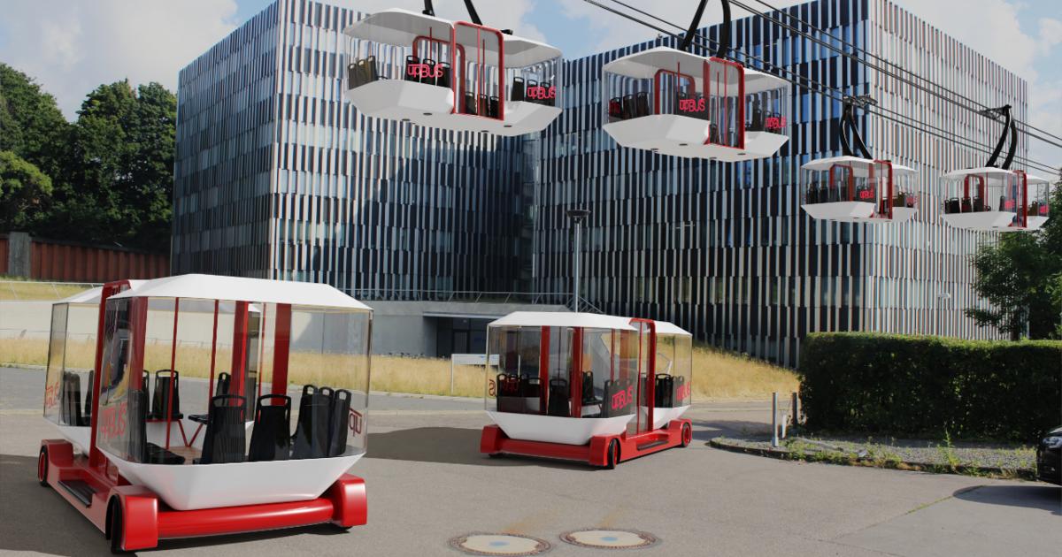 Pilotstrecke geplant: Elektrobus-Seilbahn erfolgreich beim Prototypentest