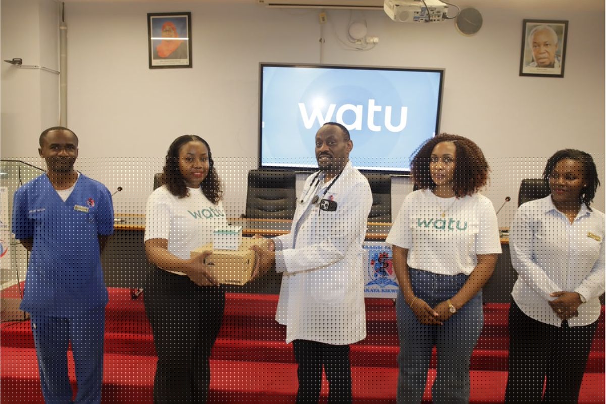 Watu Tanzania donates two syringe pump machines and fifty baby care products to strengthen care for children with heart conditions