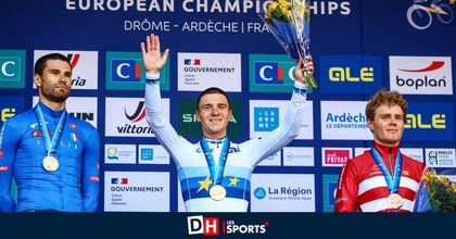 Evenepoel était surpris des écarts avec les favoris à l’Euro du chrono: "Comme ma radio ne fonctionnait pas, je ne savais pas me situer"