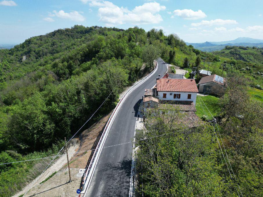 Post alluvione, lavori finiti sulla Sp11 a Cà Quaiotto