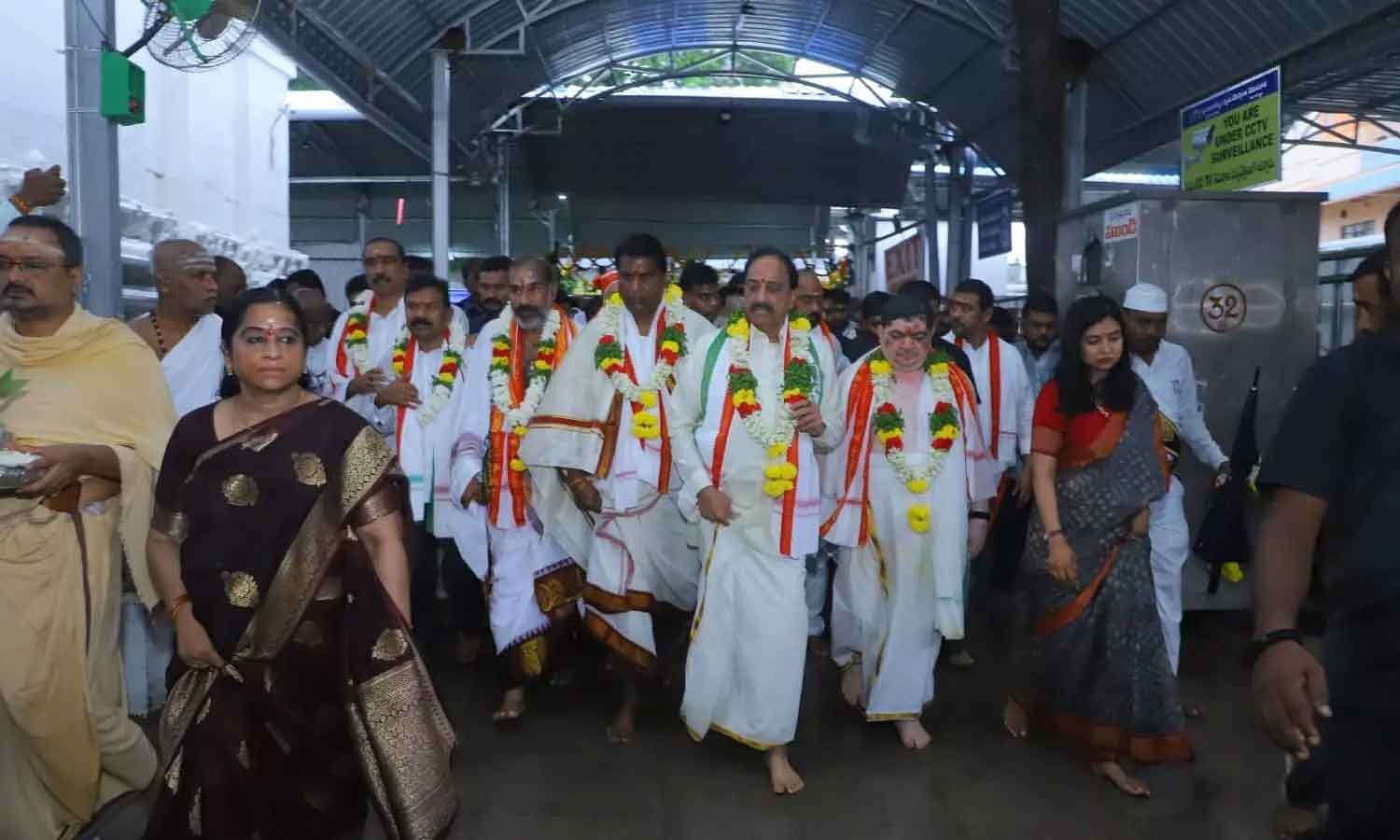 Vemulawada Bhimeshwara Temple hosts Varuna Yagam for timely rains