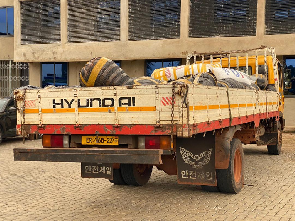 Police probe truck intercepted with 36 sacks of suspected indian hemp at Asesewa
