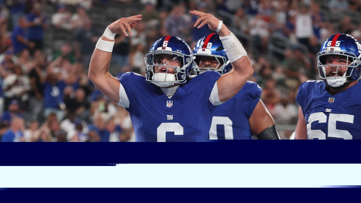 Giants QB Jaxson Dart races to end zone for 1st-career TD vs. Chargers