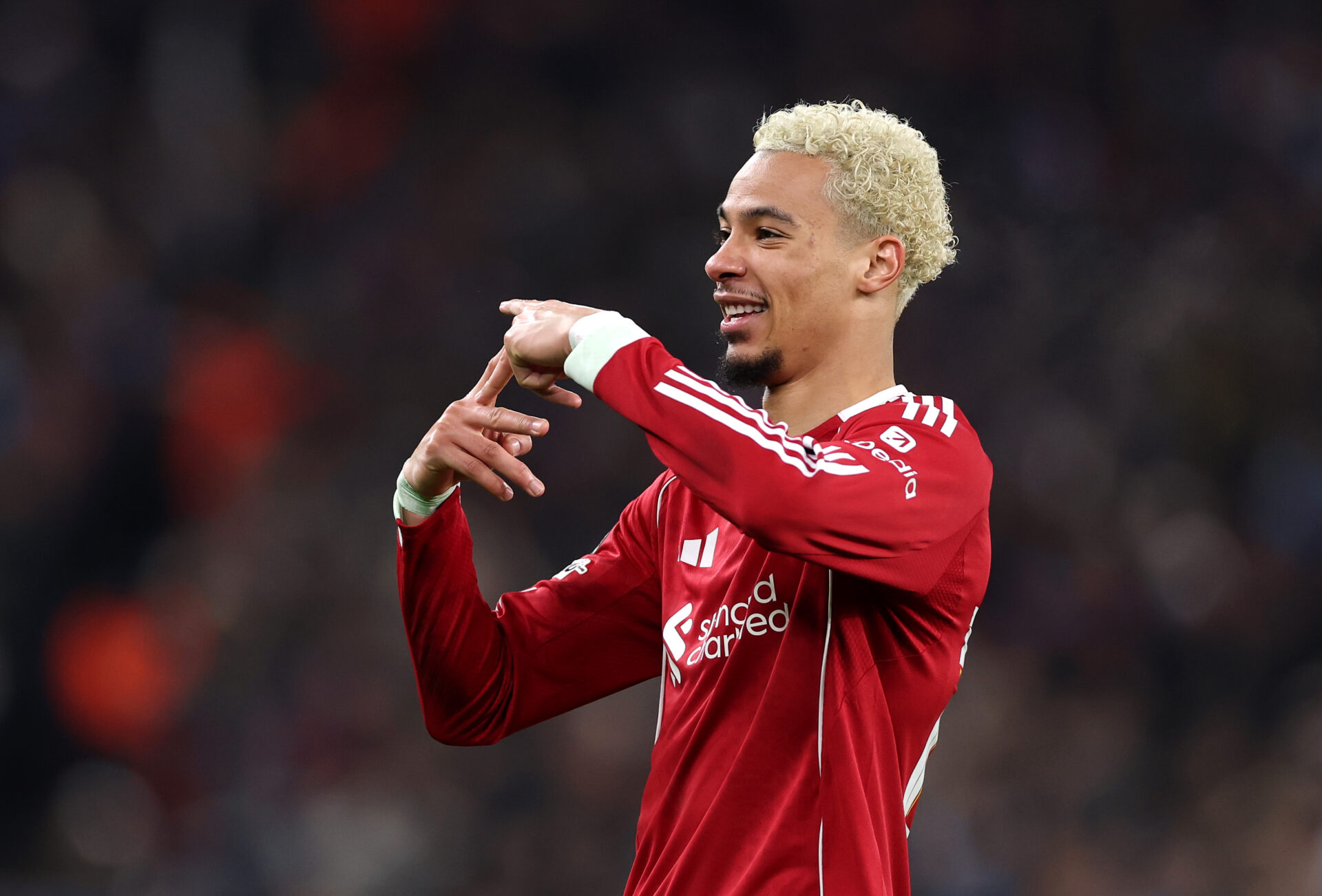 Hugo Ekitike jokes that Liverpool have found their own Marc Guehi days before the end of the window
