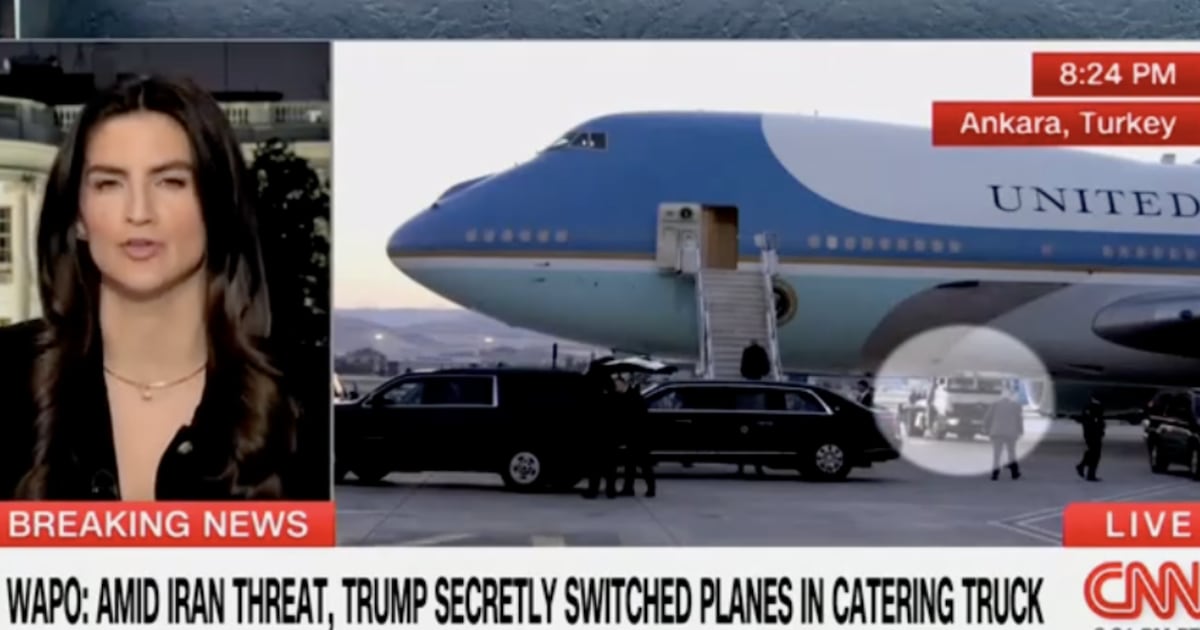 Kaitlan Collins Plays Bombshell Tape of Trump Escaping in Catering Truck