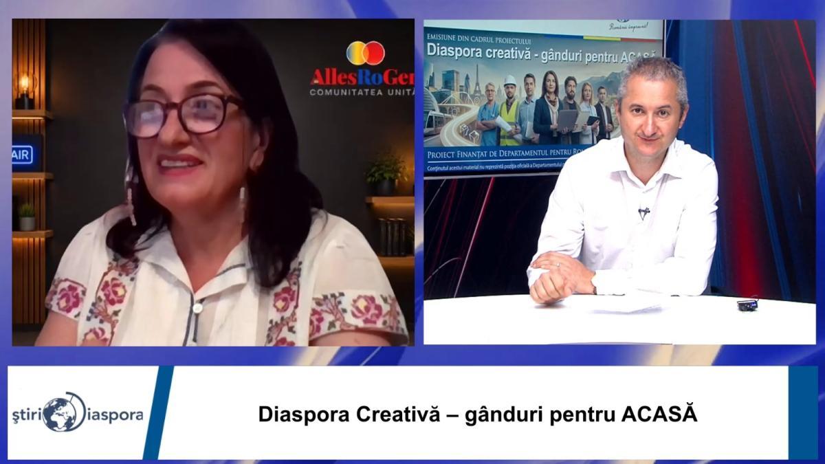 Sprijin pentru antreprenorii români din Germania. Valentina Banu, invitată la Diaspora creativă / VIDEO