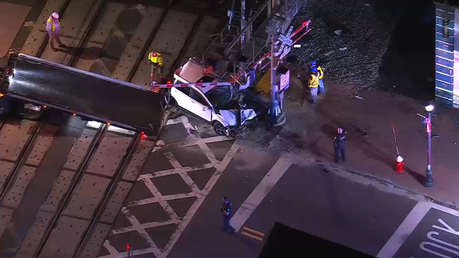 Train collides with car in Ramsey, NJ; no serious injuries reported