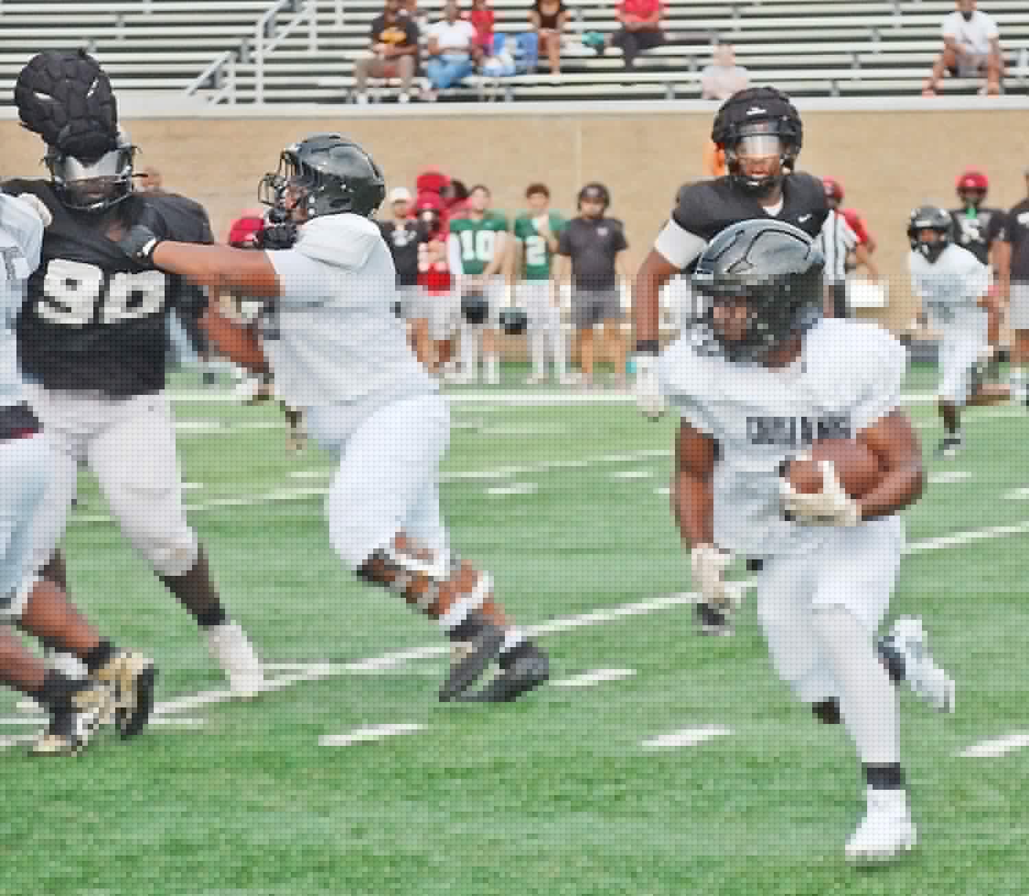 Clean up on 3 yard line