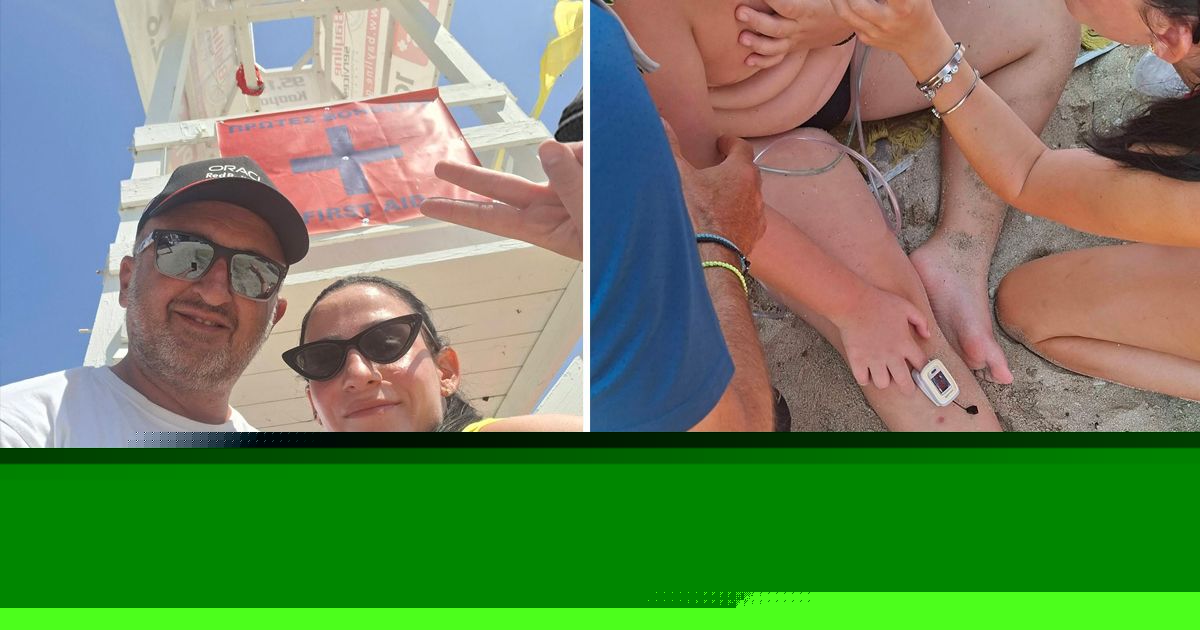Prve slike spasavanja dečaka iz Srbije na Halkidikiju! Sofija i kolega ga izvukli iz mora, pa mu pružili pomoć