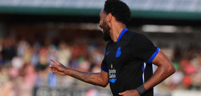 Aubameyang se estrena como goleador deportivista para sellar la victoria ante el Lugo (1-0)