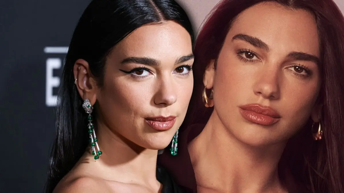 Dua Lipa Sets Hearts Racing in Sheer YSL Shirt and Barely-There Bra