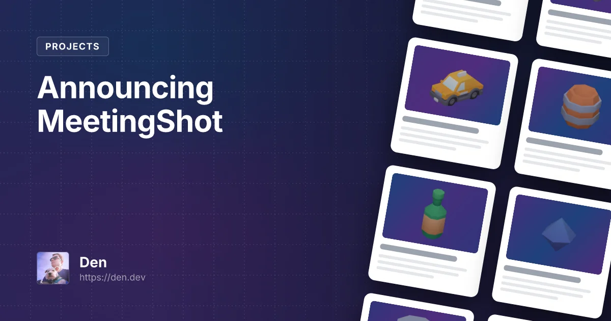 Announcing MeetingShot