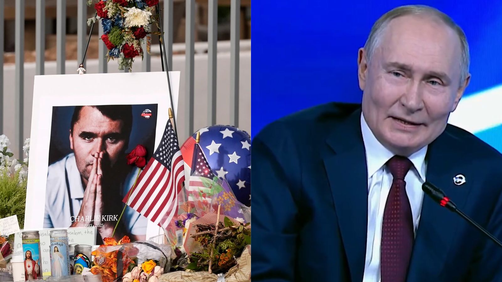 ‘Henious crime’: Putin slams Charlie Kirk assassination, says murder reflects ‘deep split’ in American society