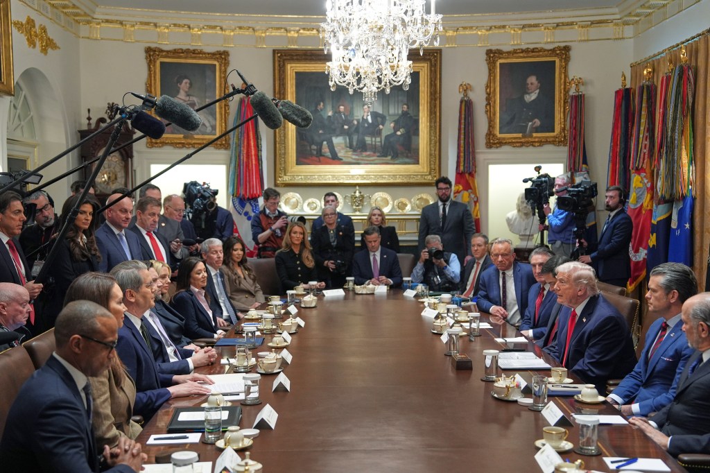 FACT FOCUS: A look at false and misleading claims made during Trump’s first Cabinet meeting of 2026