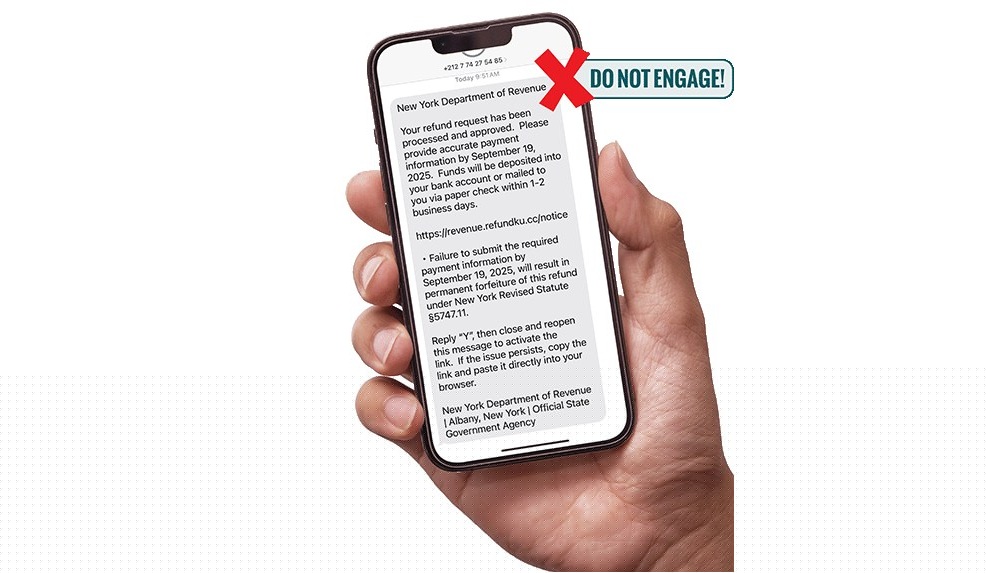 New Yorkers Warned Of Scams Related To State Inflation Refund Checks