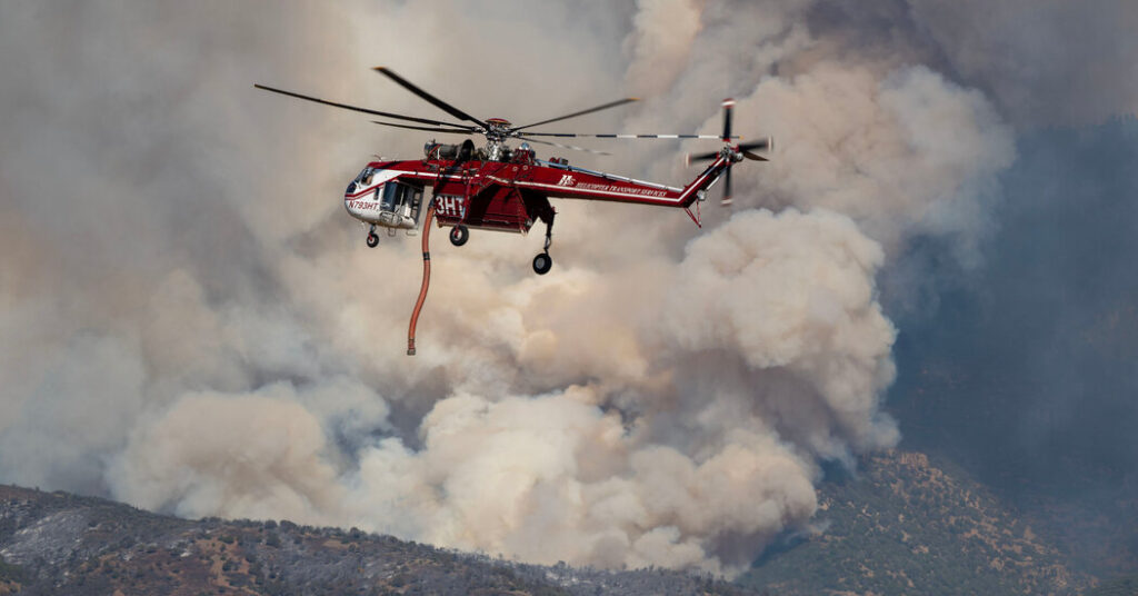 Firefighting Helicopter With 2 Crew Members Crashes Near Utah Wildfire