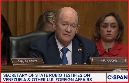Comment on Rubio Testimony – Senator Chris Coons (D) Angered Trump Administration Did Not Give Senate Opportunity to Leak Maduro Capture Operation by Nate