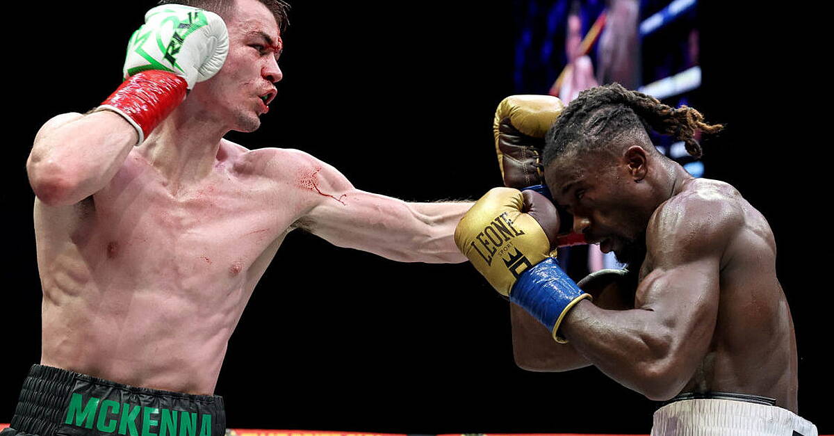 Ireland's Aaron McKenna wins world middleweight title at the 3Arena