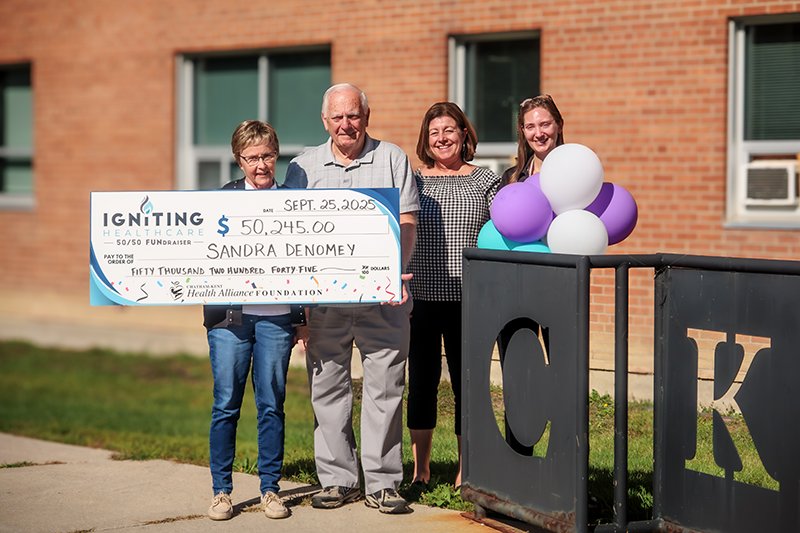 Long-Time SDH Supporter Wins CKHA Foundation 50/50 Draw