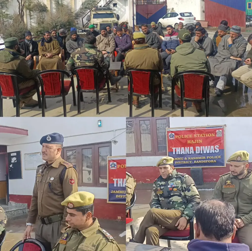 Thana divas held at Hajin