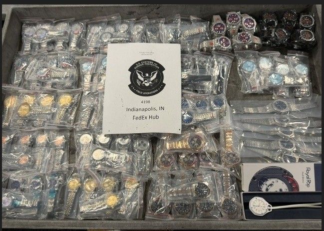 CBP Officers in Indy Seize $4.5M in Fake Luxury Watches