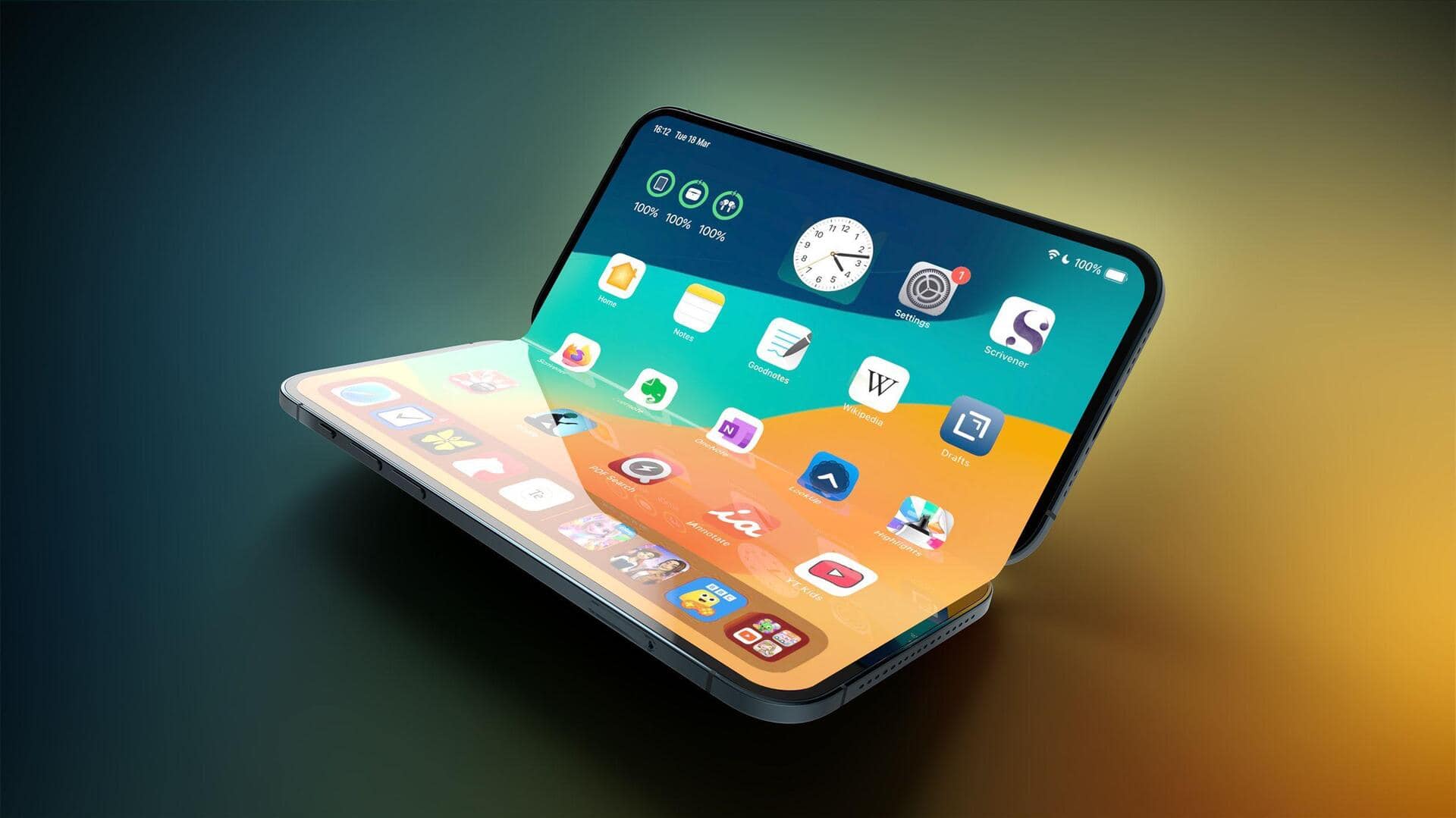 Apple's 1st foldable iPhone could come in 2 color options