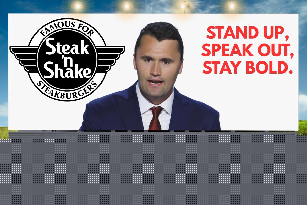 Georgia Steak ’n Shake Owner’s Charlie Kirk Billboard Sparks National Attention