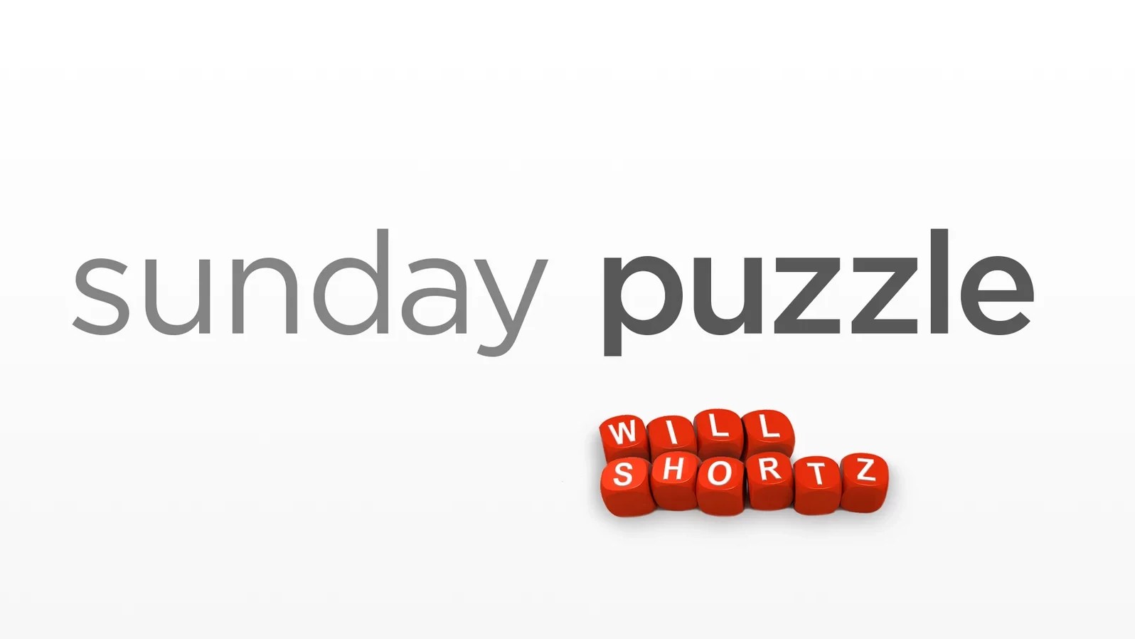 Sunday Puzzle: Dressed to the rhymes