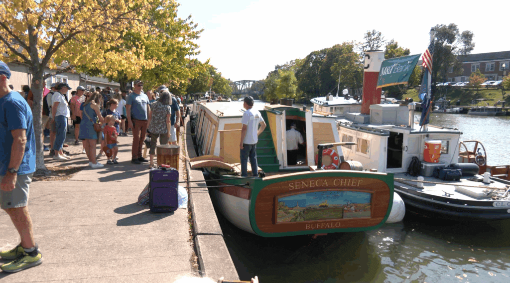 Replica of first Erie Canal boat, the Seneca Chief, recreates historic 500-mile journey
